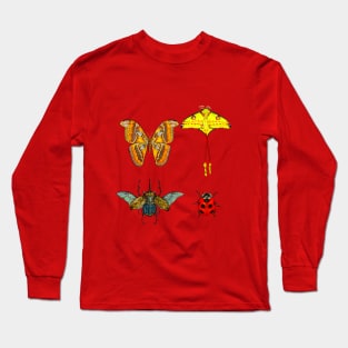 4 color Insects Long Sleeve T-Shirt